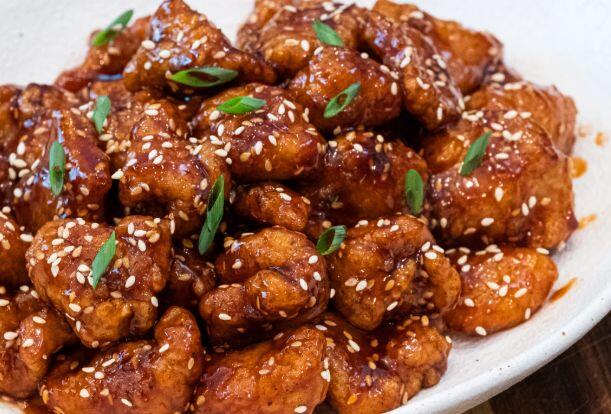 Sesame Chicken & Shrimp