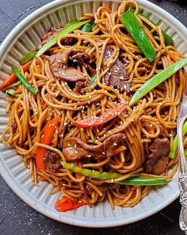 L#  Pork Lo Mein
