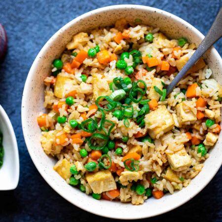Vegetable Tofu Fried Rice