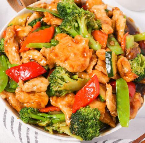 Chicken w. mixed Vegetable