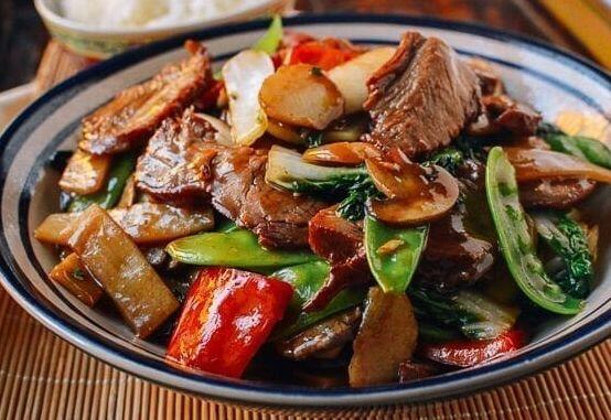 Pork w. mix Vegetable