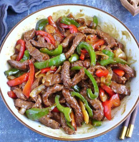L#  Pepper  Steak