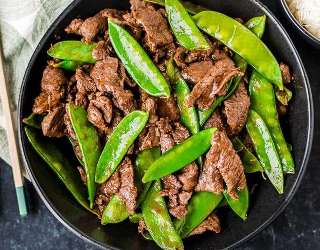 L#  Snow peas  Beef