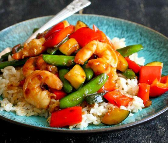 L#  Steamed  Shrimp Vegetable