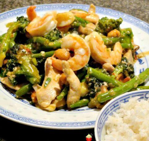 L# Sesame  Chicke & Shrimp