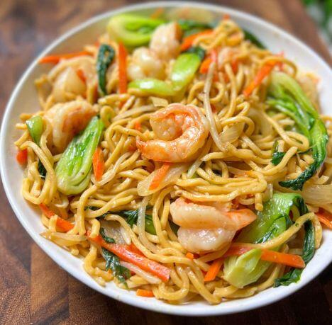 L# Shrimp chow mein