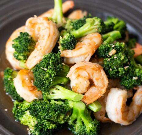 #  Shrimp  Broccoli