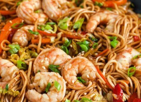#  Shrimp  Lo Mein